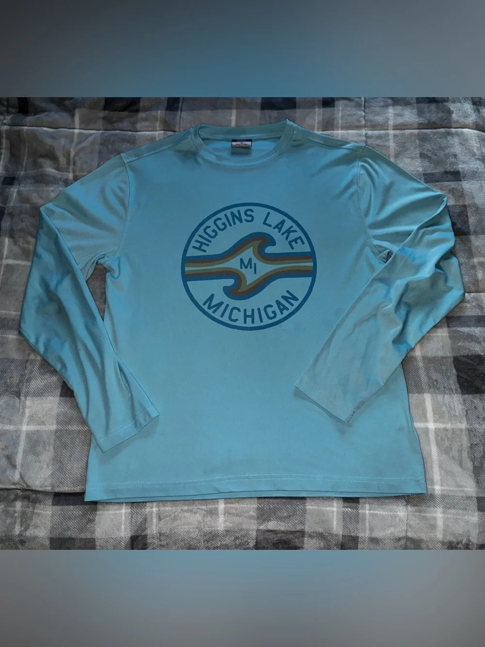 Higgins Lake MI Rashguard beach Water Shirt